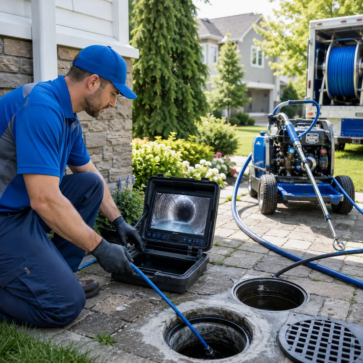 Outdoor drain cleaning professionals serving El Indio, TX
